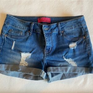 Wax Jean Shorts, size 4